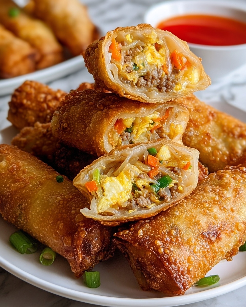 Easy Homemade Egg Rolls Recipe - Recipe Image