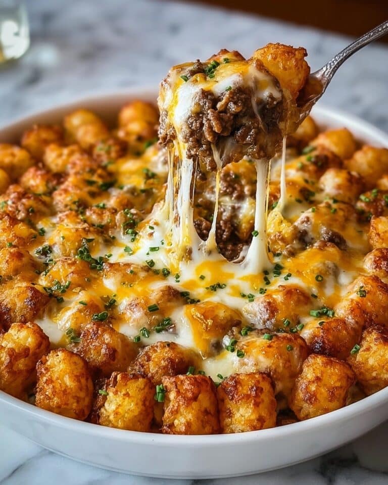 Creamy Ground Beef and Tater Tot Casserole Recipe