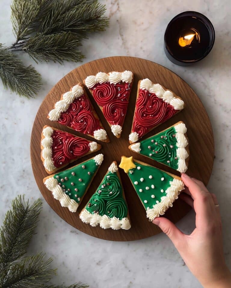 Frosted Christmas Brownies Recipe