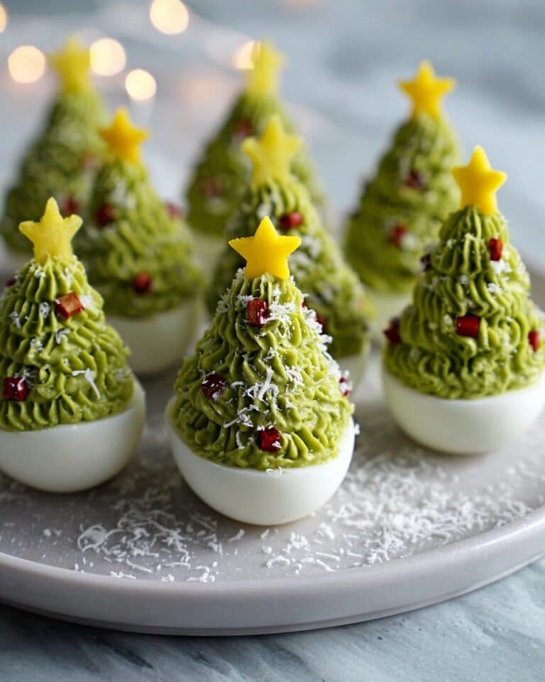 Deviled Egg Christmas Trees Recipe