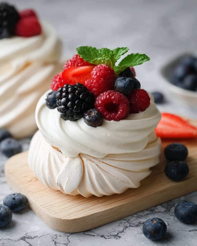 Christmas Mini Pavlovas Recipe
