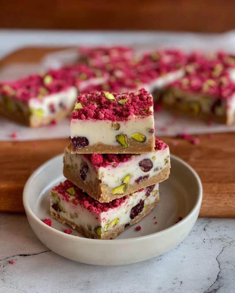 Cranberry and Pistachio Slice Recipe