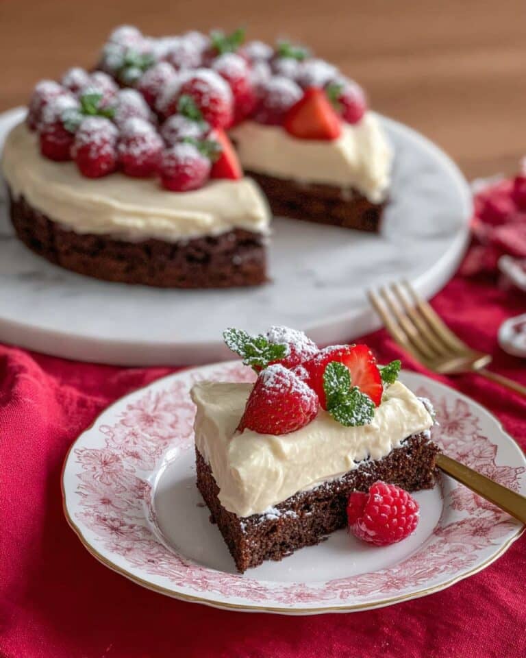 White Chocolate Mousse Cake Recipe