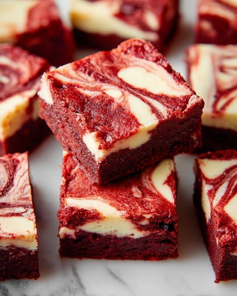 Red Velvet Brownies with Cream Cheese Layer Recipe