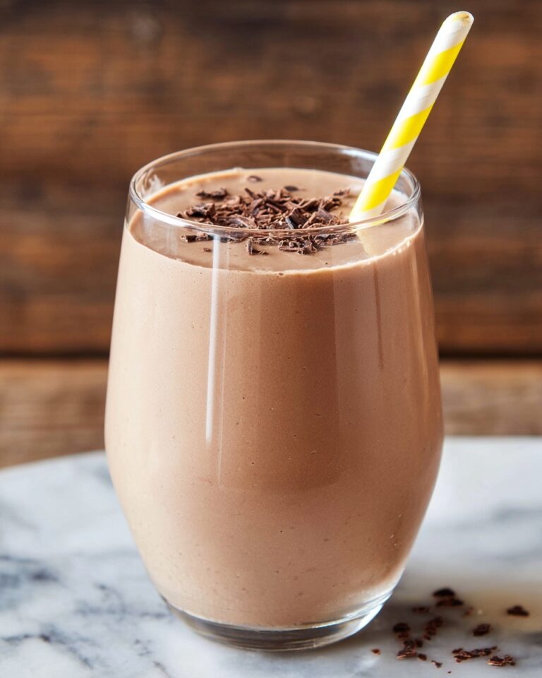Healthy Chocolate Peanut Butter Smoothie Recipe