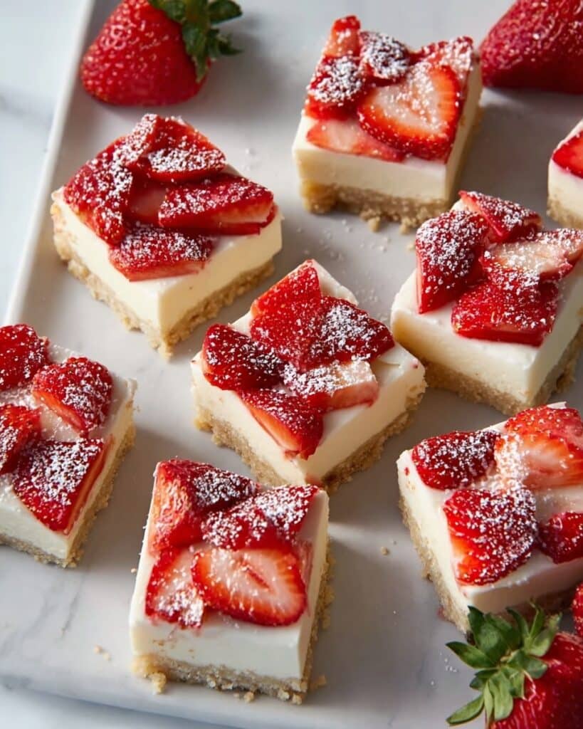 Strawberry Cheesecake Slice Recipe