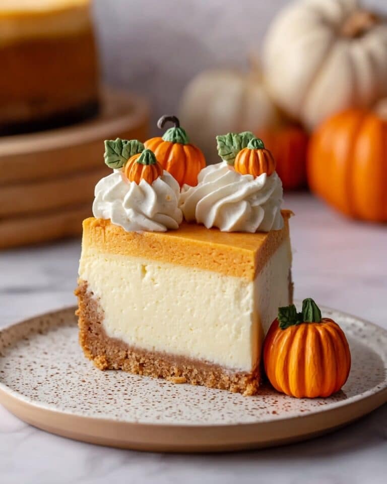 Pumpkin Cheesecake with Graham Cracker Crust Recipe