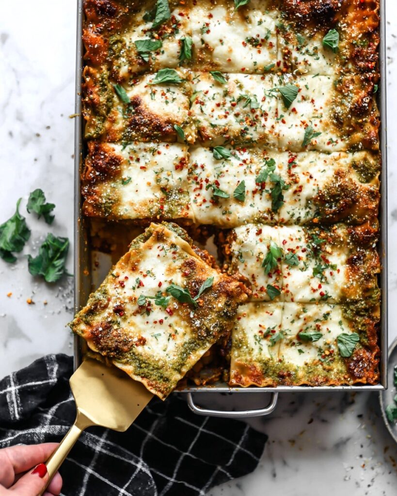 Christmas Lasagna with Savory Ragu and Creamy Béchamel Recipe