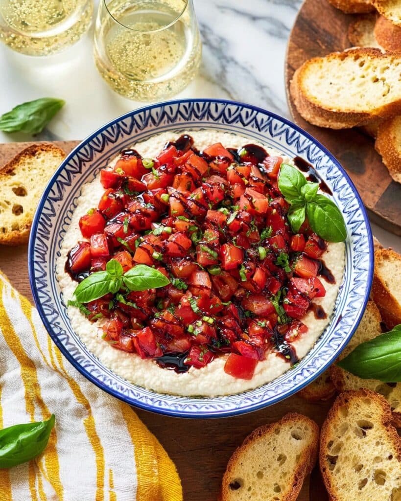 Easy Boursin Bruschetta Dip Recipe
