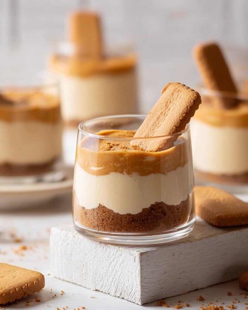 No-Bake Biscoff Cheesecake Cups Recipe