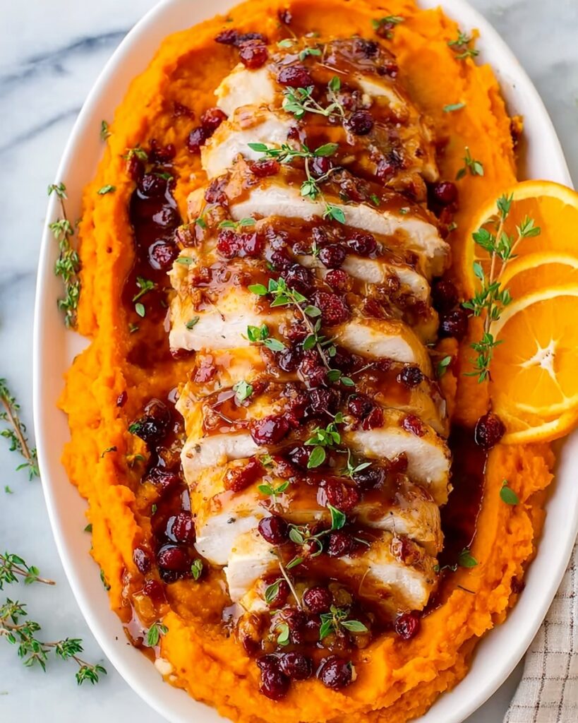 Cranberry Orange Glazed Turkey Breast Recipe