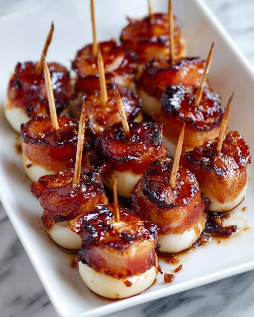 Festive Bacon-Wrapped Water Chestnuts Recipe