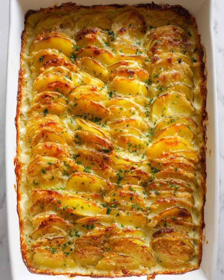 Cheesy Scalloped Potatoes for Christmas Dinner Recipe
