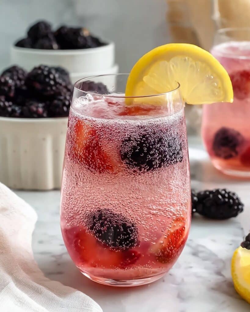 Strawberry Sparkler Mocktail Recipe