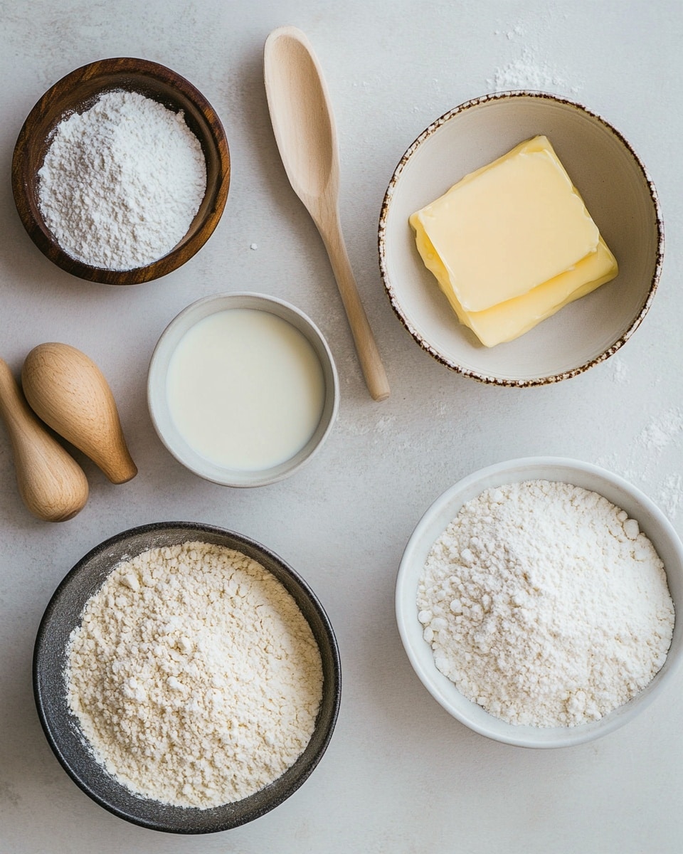 A bright red bowl lined with white parchment paper holds about fourteen small round cookies, each dusted with a thick layer of white powdered sugar, giving them a soft, snowy look. The cookies are light beige in color with a slightly rough texture, piled high inside the bowl. The bowl is resting on a wooden surface, and a woman's hand is holding the edge of the bowl gently. The background is a white marbled surface. photo taken with an iphone --ar 4:5 --v 7