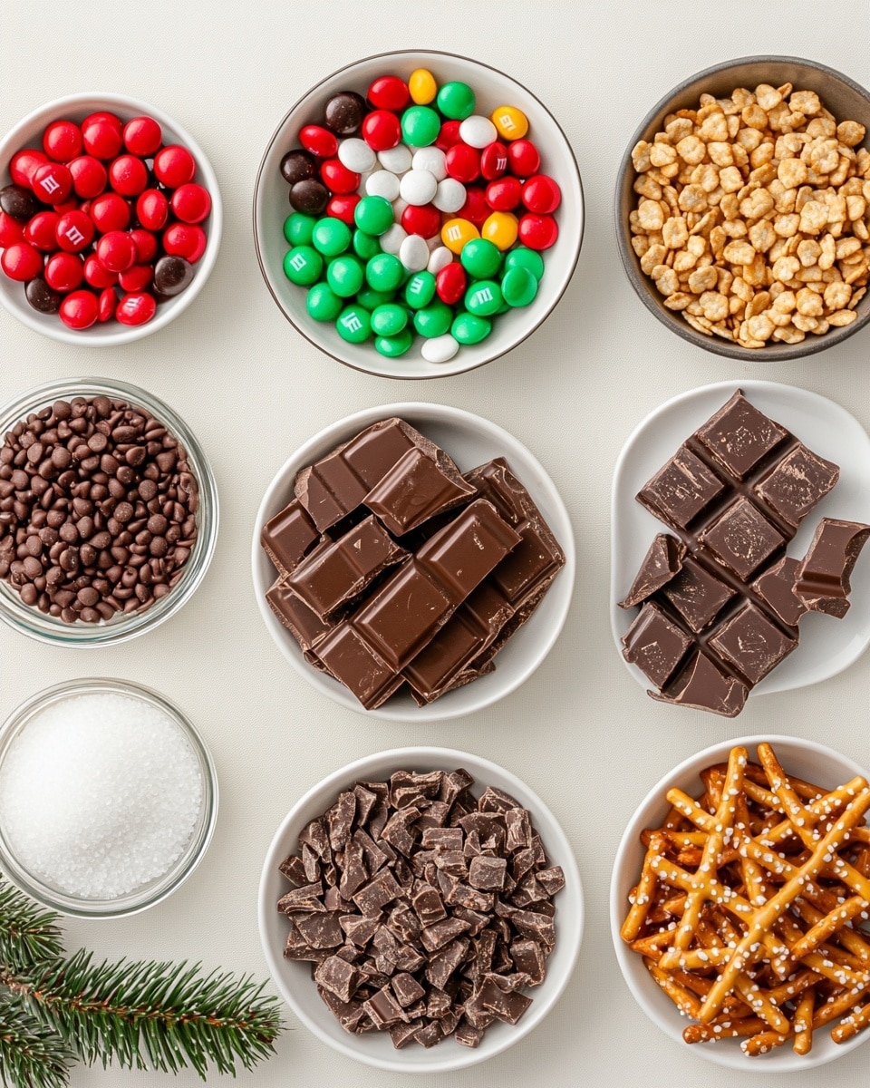 Christmas Puppy Chow (Chocolate Peanut Butter Chex Mix) Recipe - Recipe Image