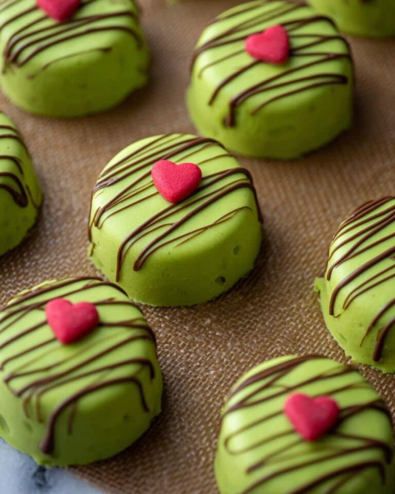 Grinch Oreo Balls with Red Velvet Oreos Recipe