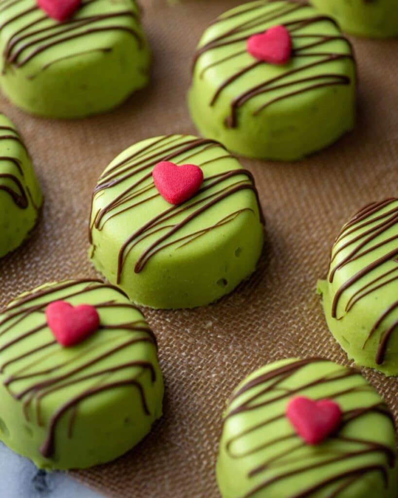 Grinch Oreo Balls with Red Velvet Oreos Recipe