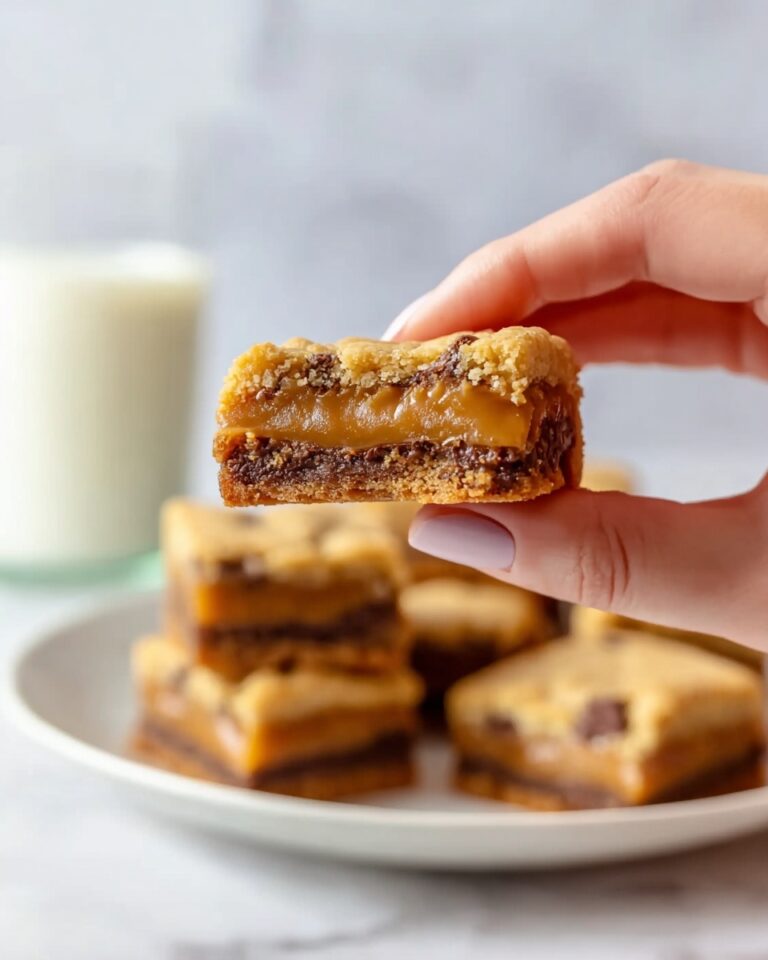 Salted Caramel Chocolate Chip Cookie Bars Recipe