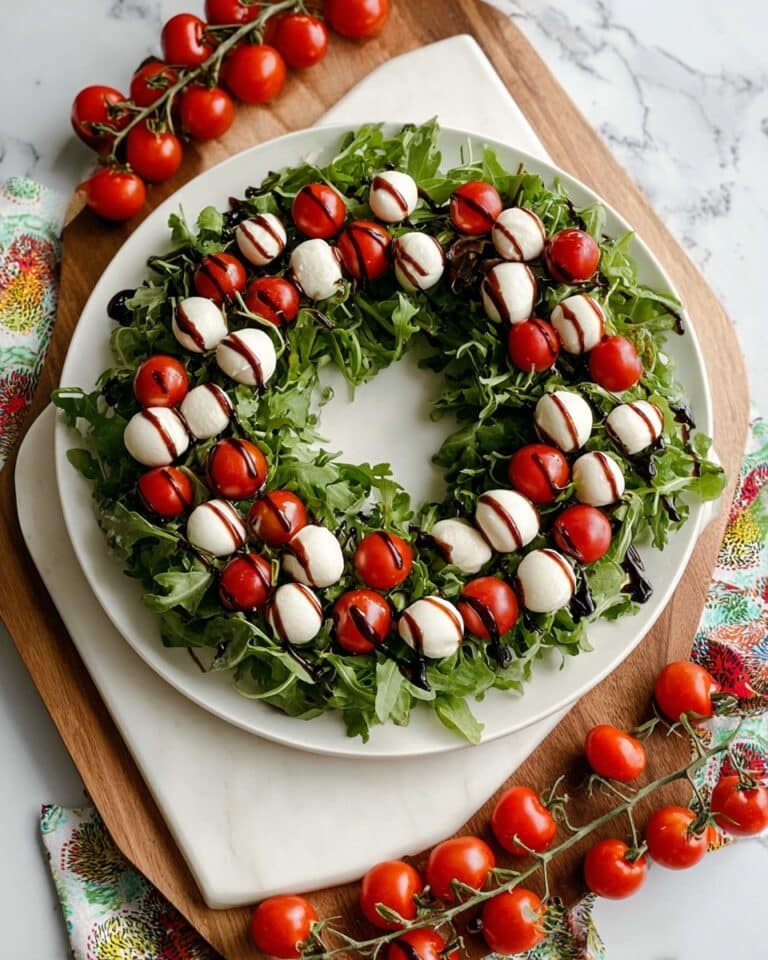 Caprese Salad Wreath Recipe