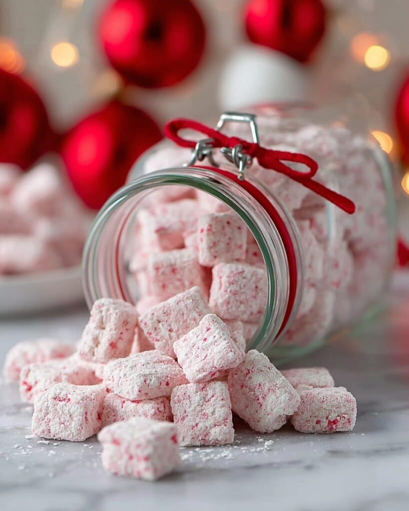 Peppermint Bark Puppy Chow Recipe