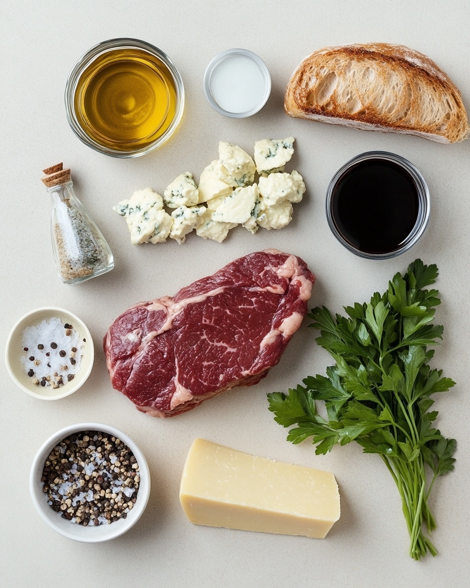 Beef Tenderloin with Gorgonzola Crostini Recipe - Recipe Image