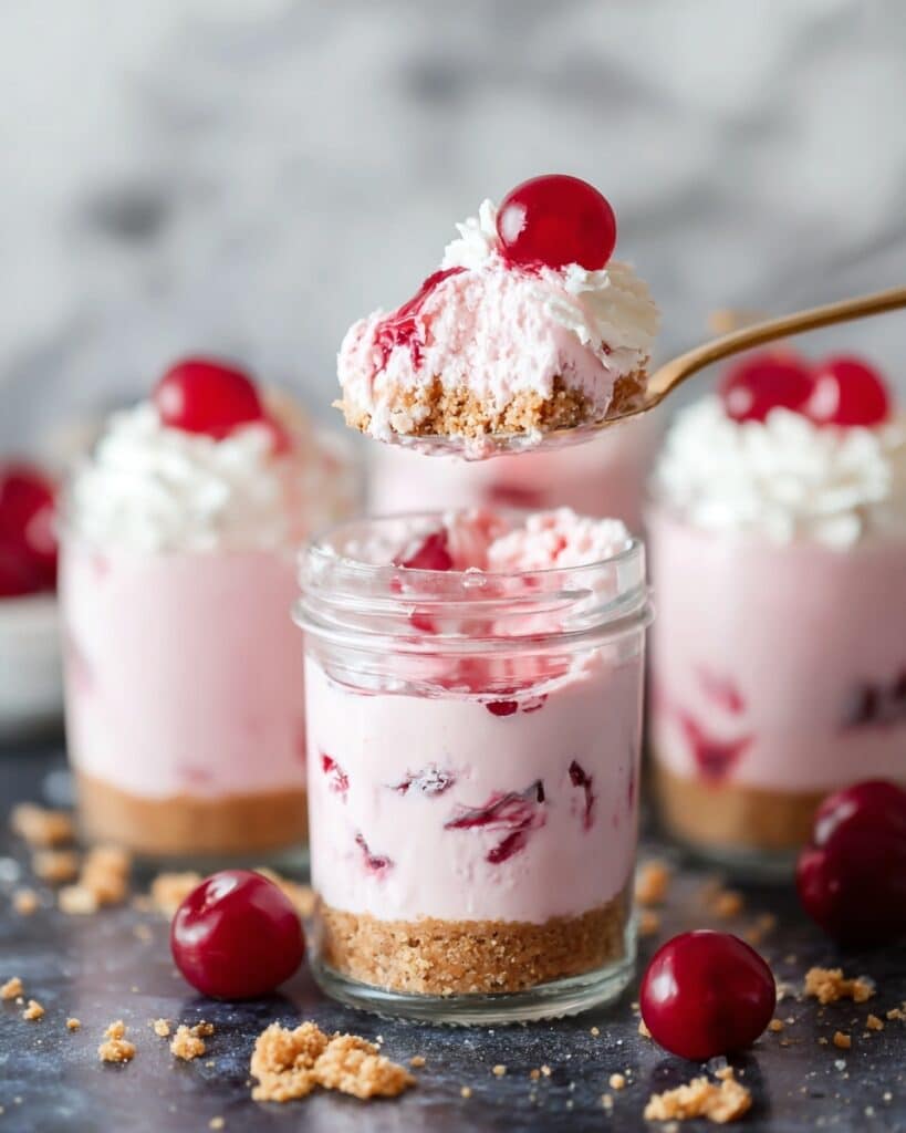 Cranberry Cheesecake Mousse with Graham Cracker Crumble Recipe