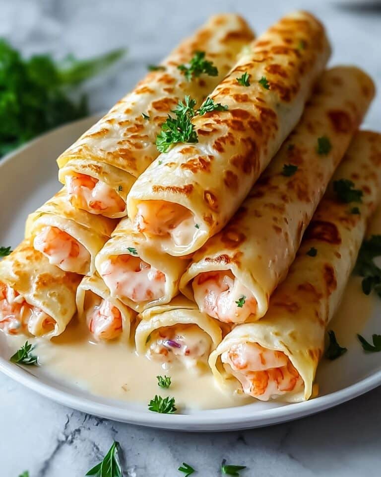 Crispy Crab and Shrimp Queso Taquitos Recipe