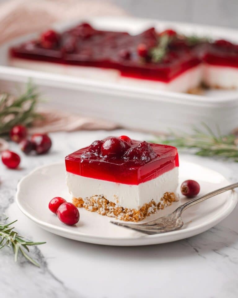 Cranberry Pretzel Salad Recipe