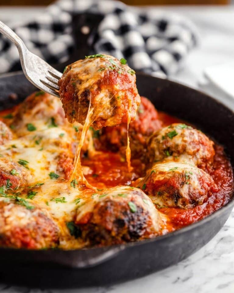 Meatball Parmesan for Christmas Dinner Recipe