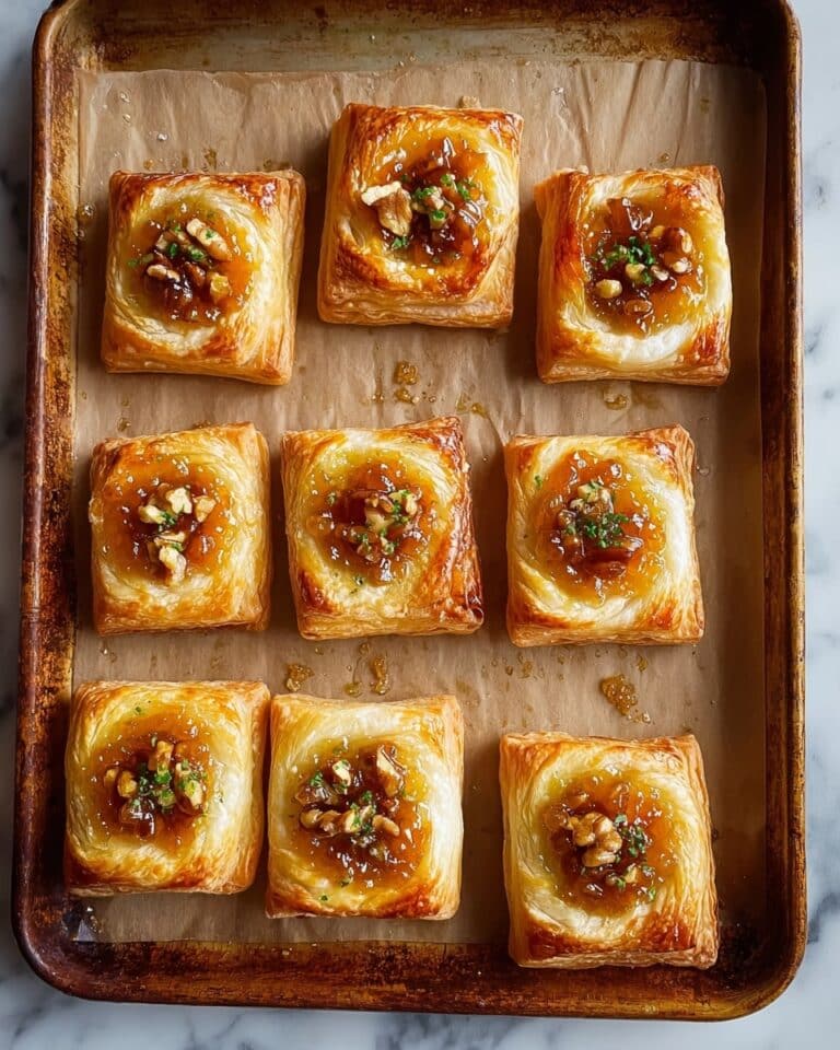 Apricot Goat Cheese Puff Pastry Tarts Recipe