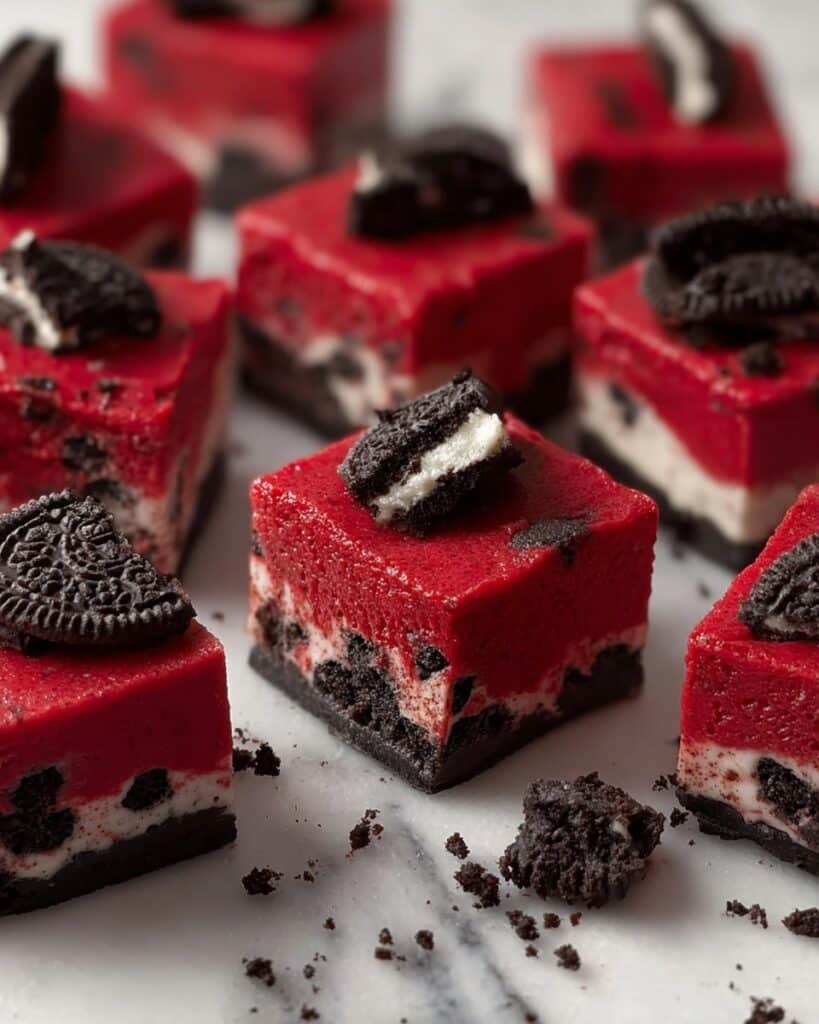 Red Velvet Oreo Fudge Recipe