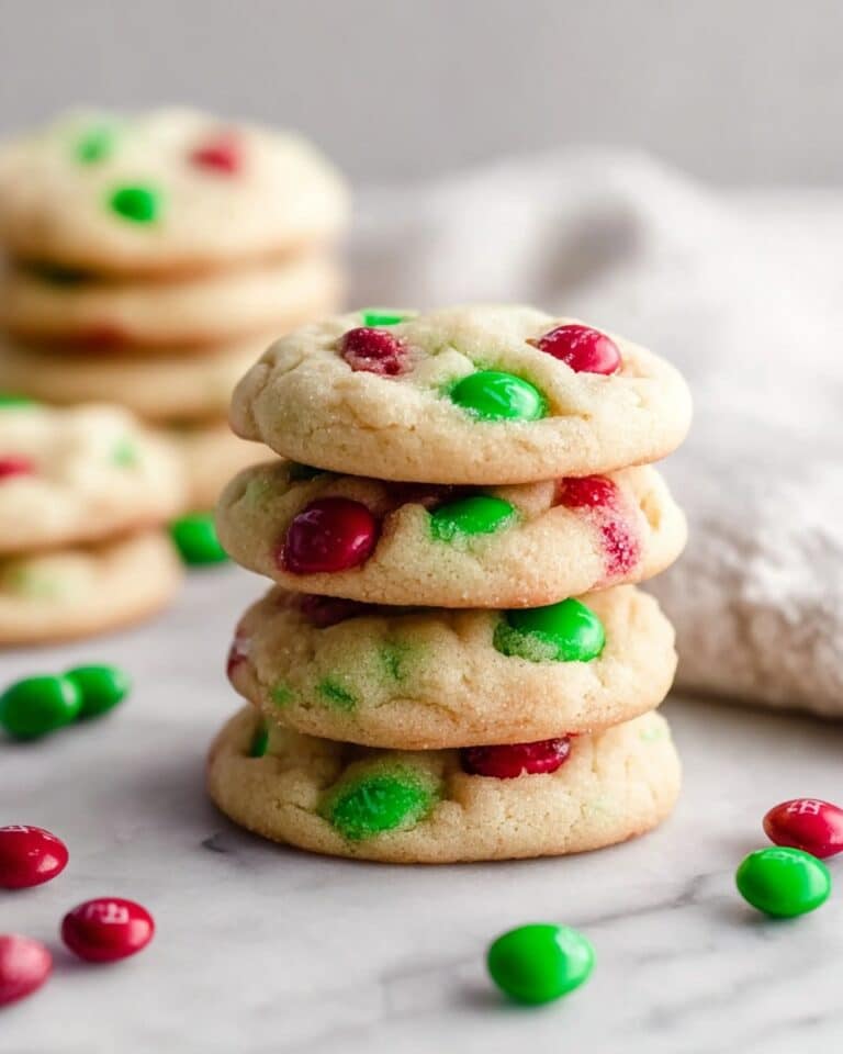 Christmas M&M Cookies Recipe