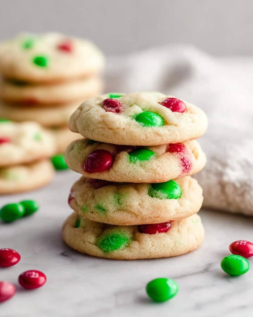 Christmas M&M Cookies Recipe