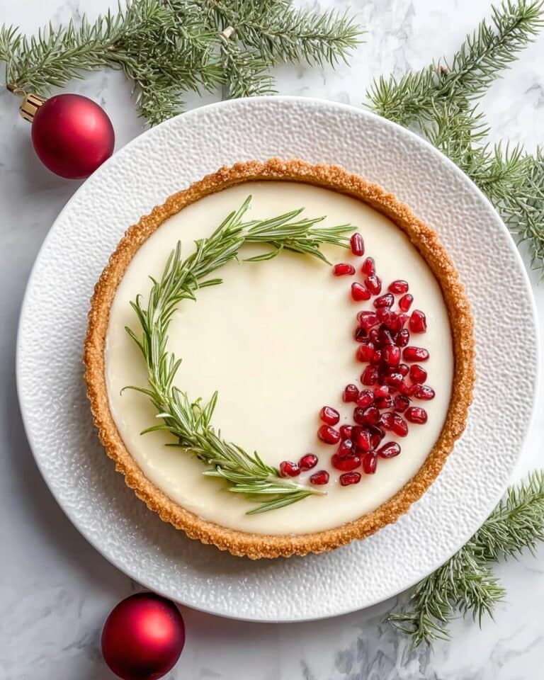 Eggnog Cheesecake with Rum and Spices Recipe