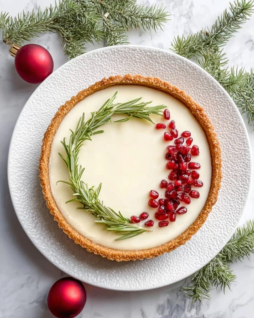 Eggnog Cheesecake with Rum and Spices Recipe