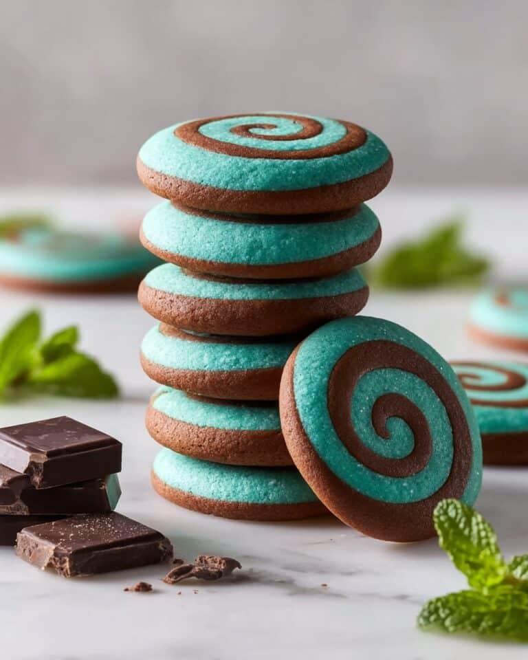 Chocolate Mint Pinwheel Cookies Recipe