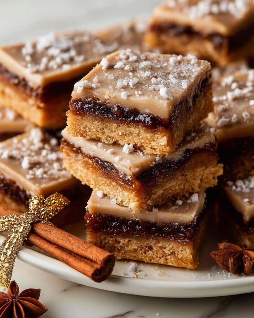 Brown Butter Snickerdoodle Blondie Bars with Spiced Apple Cider Frosting Recipe