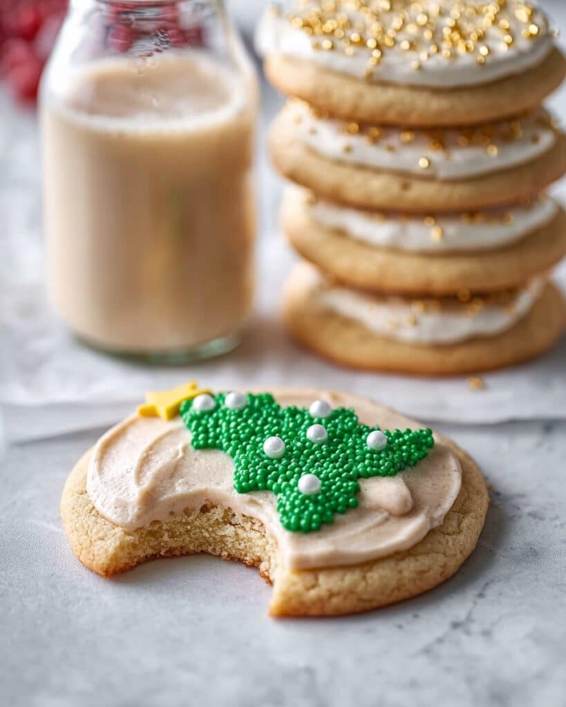 Vanilla Bean Sugar Cookies with Caramel Buttercream Recipe