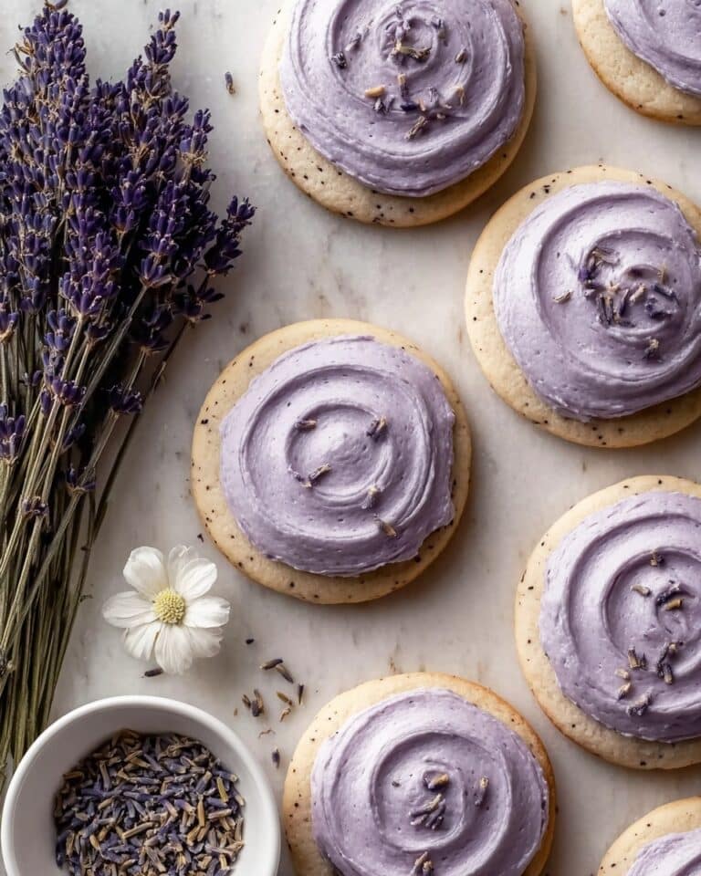 London Fog Cookies with Lavender Frosting Recipe