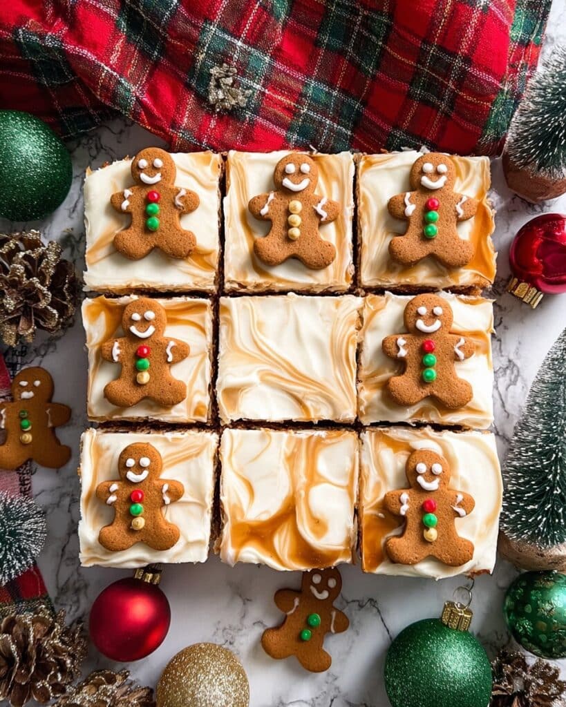 Gingerbread Cake with Caramel and Cream Cheese Frosting Recipe