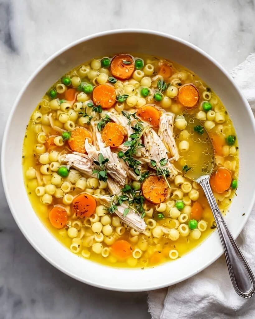 Healing Chicken and Couscous Soup Recipe