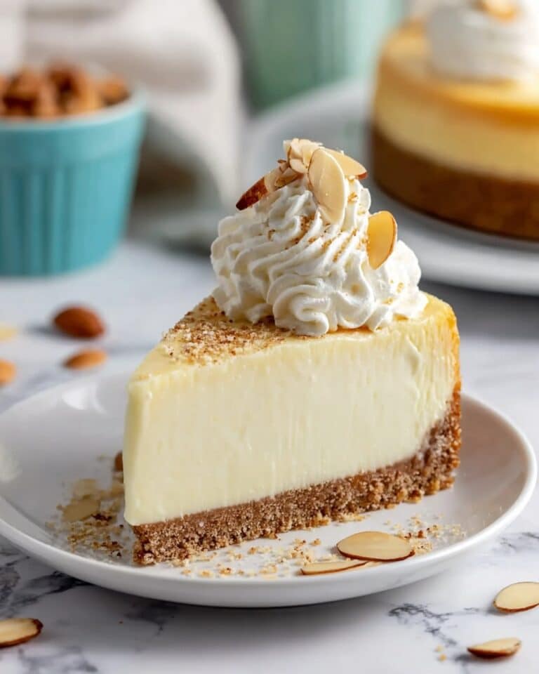 Amaretto Cheesecake with Almond Mousse Recipe