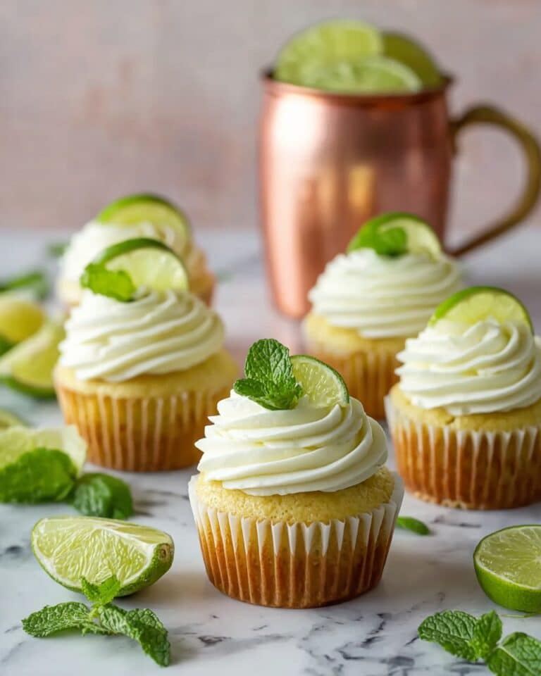 Ginger Moscow Mule Cupcake Recipe