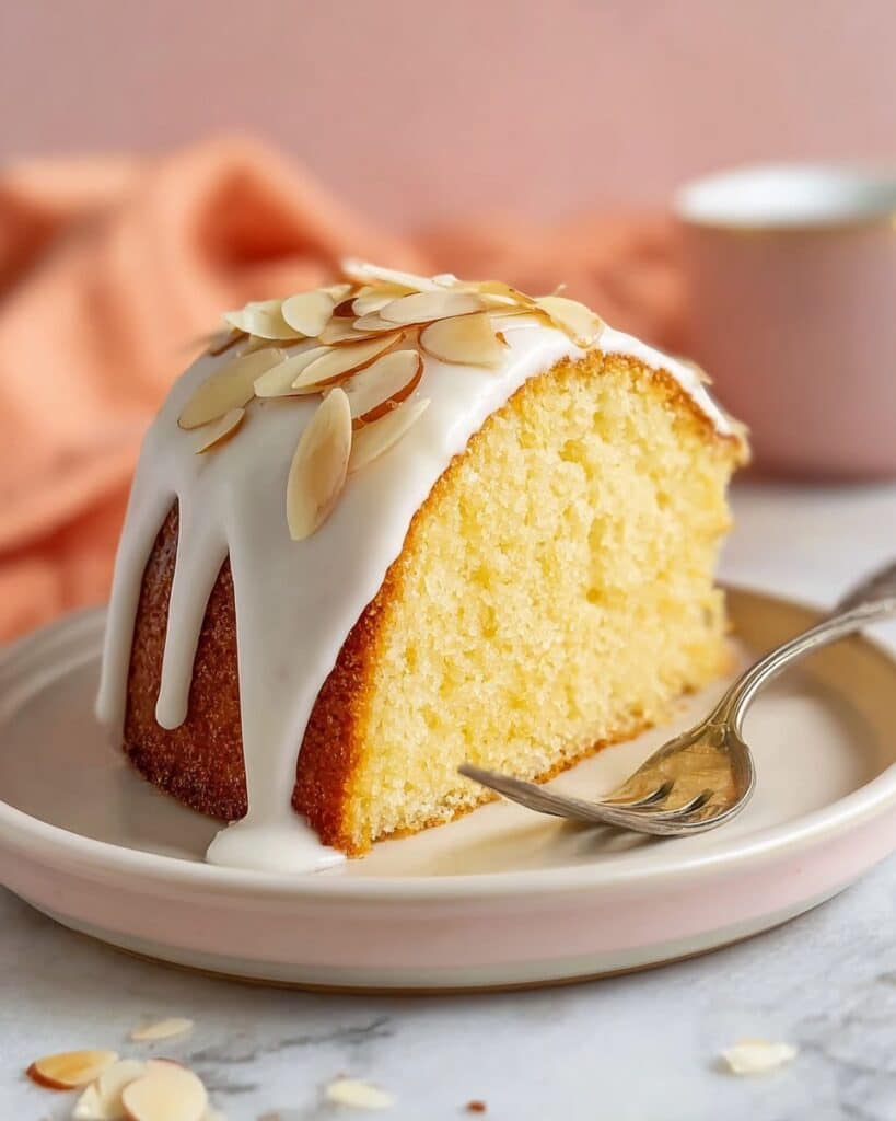 Amaretto Almond Bundt Cake with Almond Icing Recipe
