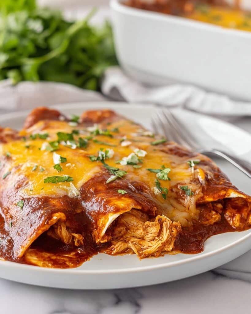 Freezer Chicken Enchiladas Recipe