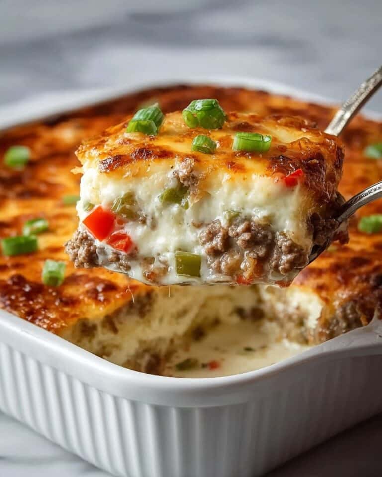 Low Carb Philly Cheesesteak Casserole Recipe
