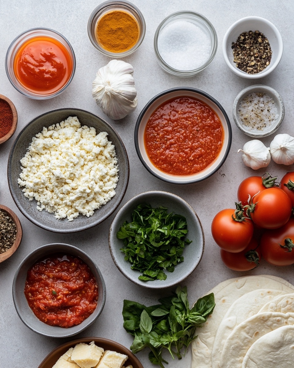 Four rolls of dough wrapped around slices of pepperoni, stacked in two rows on a white plate, each roll covered with melted, slightly browned cheese sprinkled with black pepper. The rolls show layers of pepperoni inside, with some cheese pulling away on the sides. Green herb flakes are scattered on the plate. In the background, there is a round bowl of red dipping sauce. A woman's hand is reaching in to pick up one of the rolls. The setting is on a white marbled surface. photo taken with an iphone --ar 4:5 --v 7