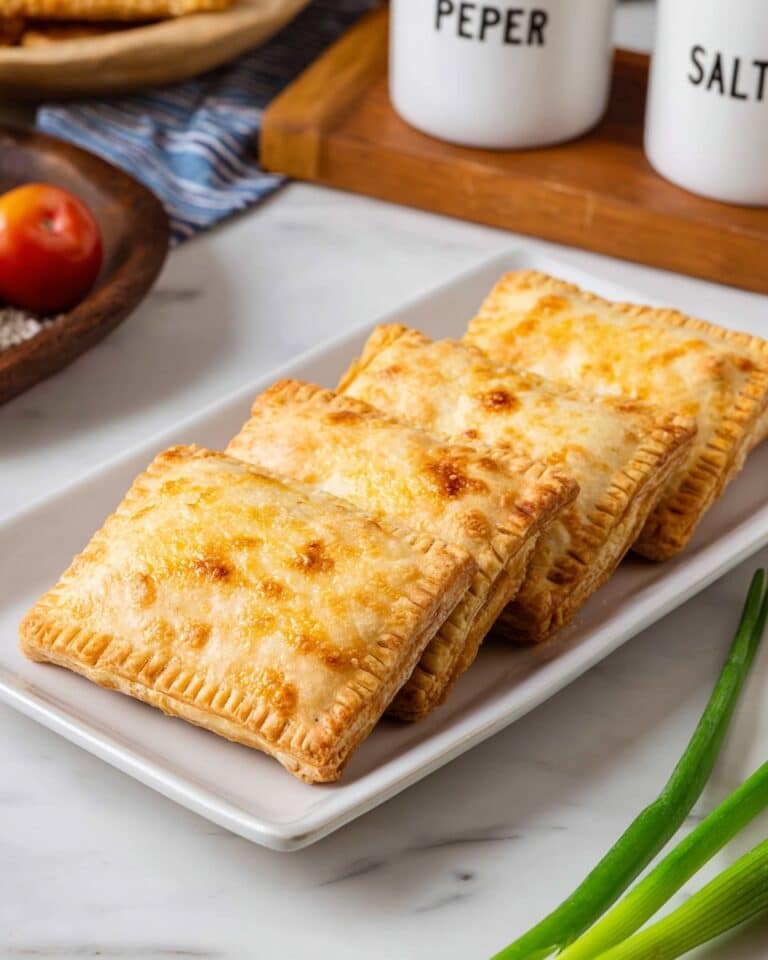 Homemade Hot Pockets with Chicken Sausage, Red Pepper, and Cheddar Recipe