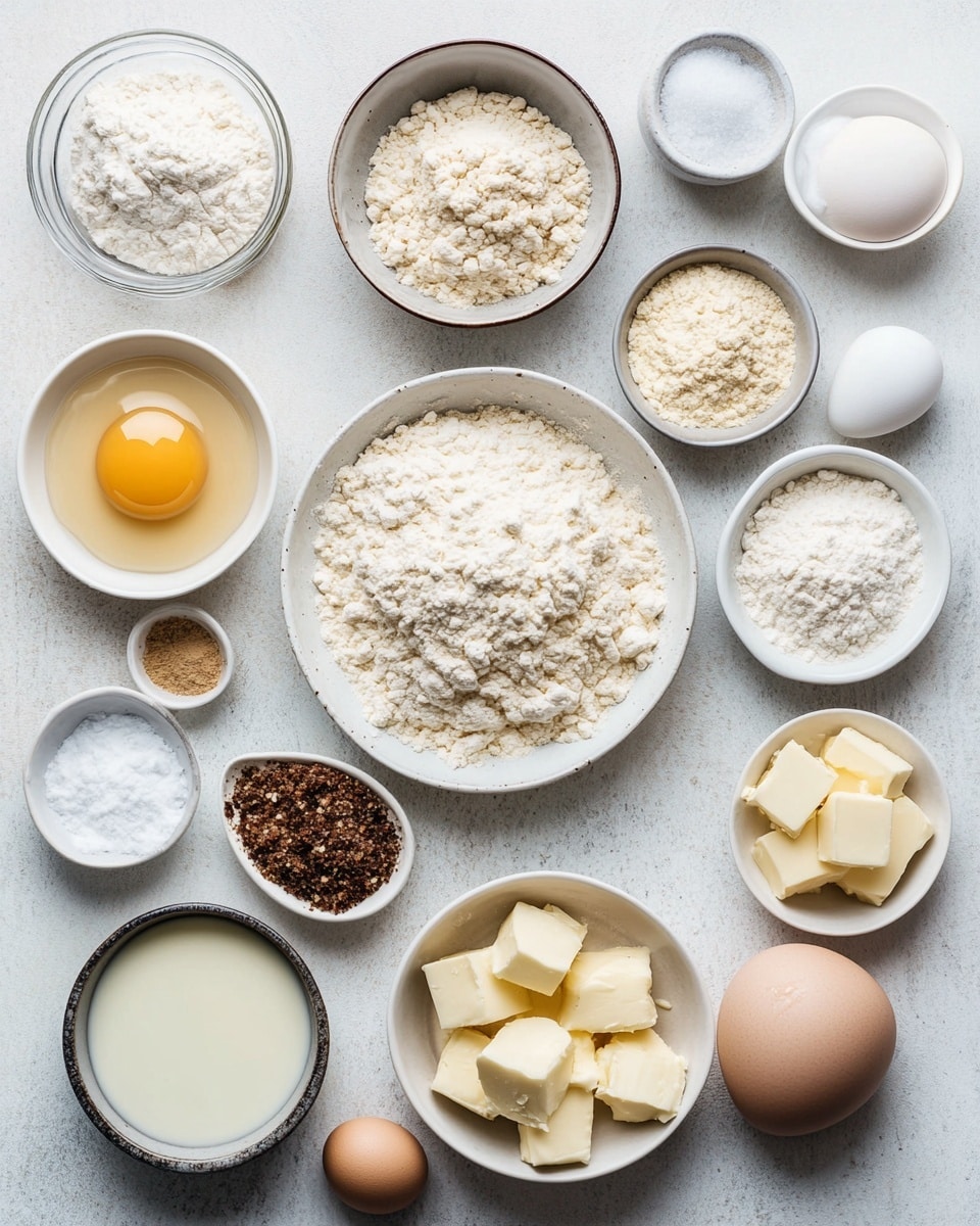 A stack of four thick pancakes with a light golden brown top and soft, airy texture with small holes visible on the sides. On top of the stack is a square pat of melting butter that is pale yellow and slightly glossy. The pancakes sit on a white plate with red text around the edge, all on a white marbled surface with a red and white checkered cloth blurred in the background. photo taken with an iphone --ar 4:5 --v 7